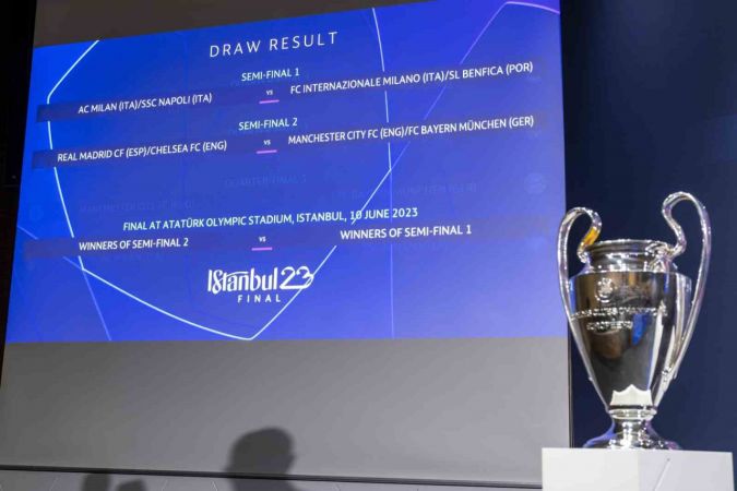 UEFA Şampiyonlar Ligi’nde çeyrek ve yarı final eşleşmeleri belli oldu UEFA Şampiyonlar Ligi’nde çeyrek ve yarı final eşleşmeleri belli oldu