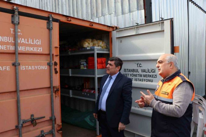 Sultanbeyli’de afet istasyonları kuruldu Sultanbeyli’de afet istasyonları kuruldu