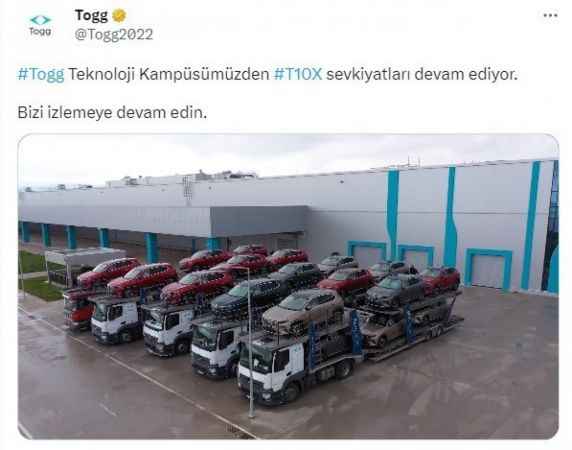 Yerli otomobilin sevkiyatları başladı Yerli otomobilin sevkiyatları başladı