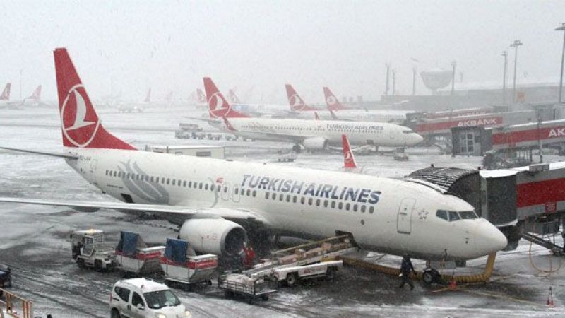 Havalimanlarında kar tedbirleri Havalimanlarında kar tedbirleri