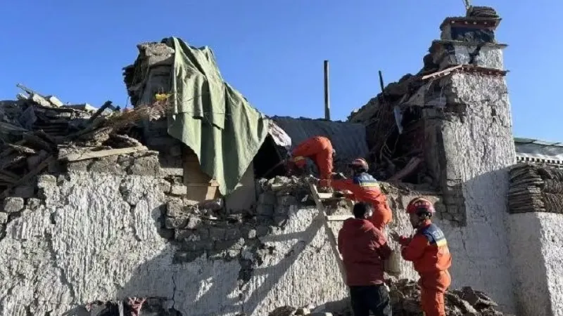 Çin’in Tibet Özerk Bölgesi’nde 6,8’lik deprem: 53 ölü, 62 yaralı Çin’in Tibet Özerk Bölgesi’nde 6,8’lik deprem: 53 ölü, 62 yaralı