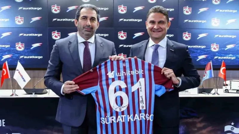 Sürat Kargo, Trabzonspor’un resmi taşıma sponsoru oldu Sürat Kargo, Trabzonspor’un resmi taşıma sponsoru oldu