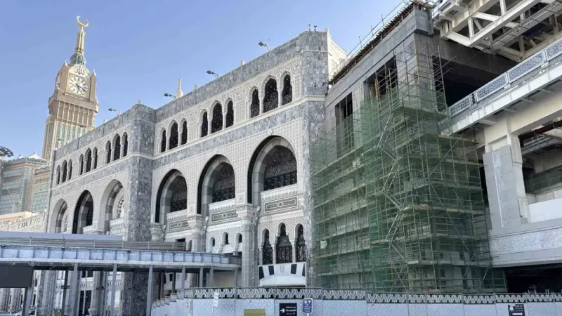 Kabe’deki inşaat çalışmaları bitiyor Kabe’deki inşaat çalışmaları bitiyor