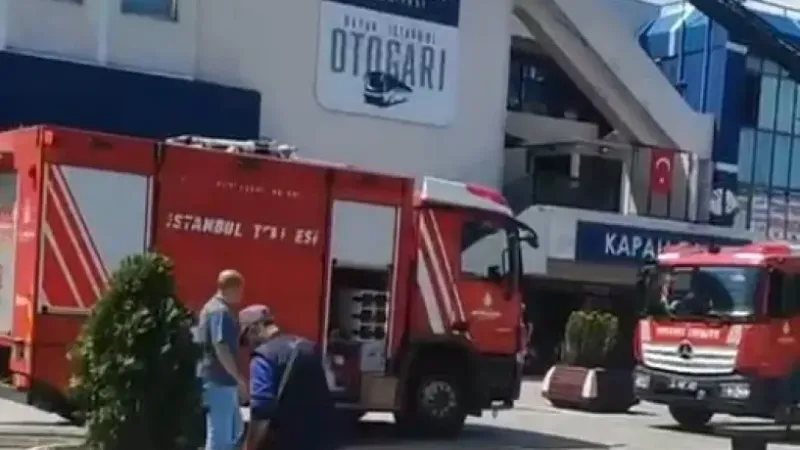 Büyük İstanbul Otogarı’nda yangın paniği Büyük İstanbul Otogarı’nda yangın paniği