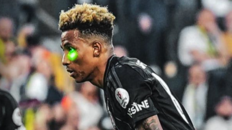 Gedson Fernandes’in gözüne lazer tutan taraftar spordan men cezası aldı Gedson Fernandes’in gözüne lazer tutan taraftar spordan men cezası aldı