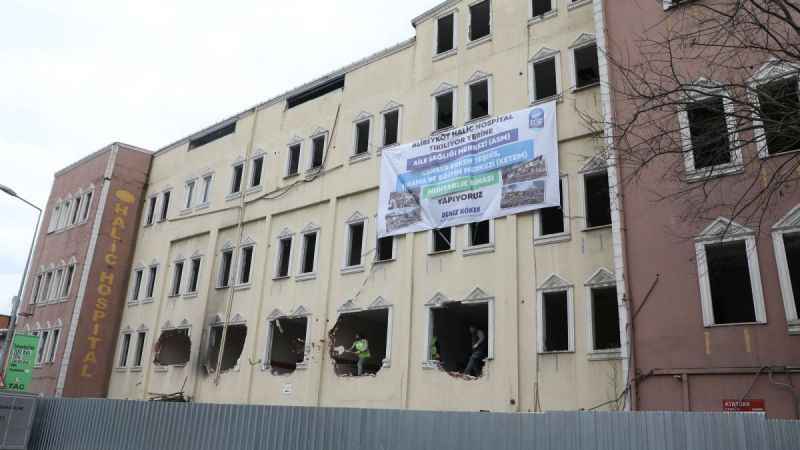 Alibeyköy'de Haliç Hospital yerine modern sağlık merkezi Alibeyköy'de Haliç Hospital yerine modern sağlık merkezi