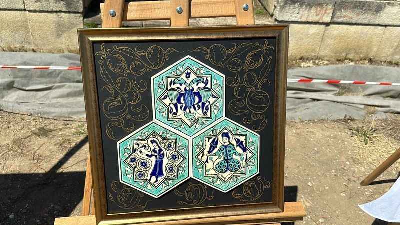 2 bin yıllık antik kentte ilk çini sergisi 2 bin yıllık antik kentte ilk çini sergisi