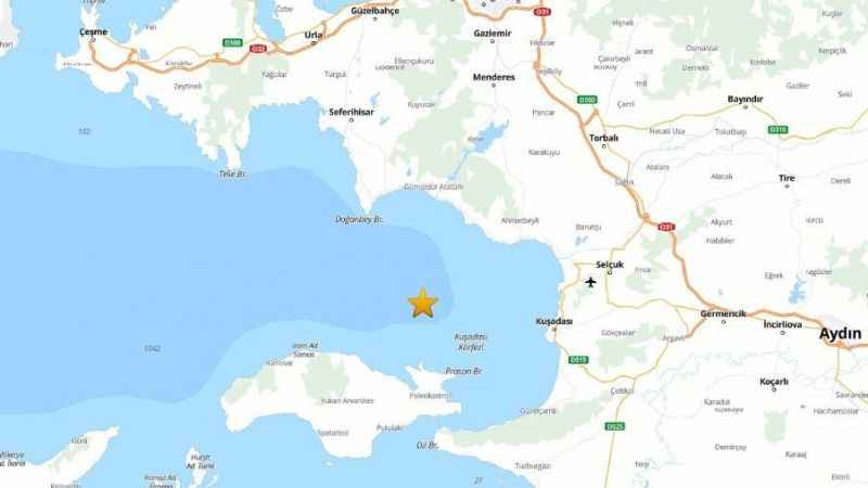İzmir'de 3.9'luk deprem İzmir'de 3.9'luk deprem