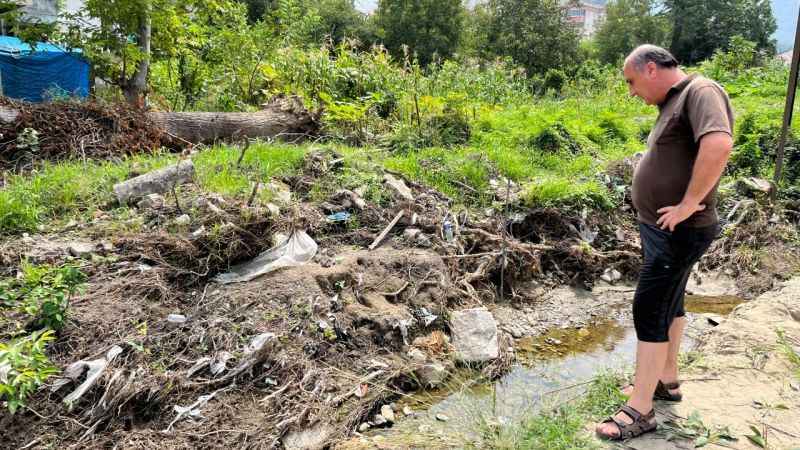 Amasra’daki sel antik su kanalının parçalarını ortaya çıkardı Amasra’daki sel antik su kanalının parçalarını ortaya çıkardı
