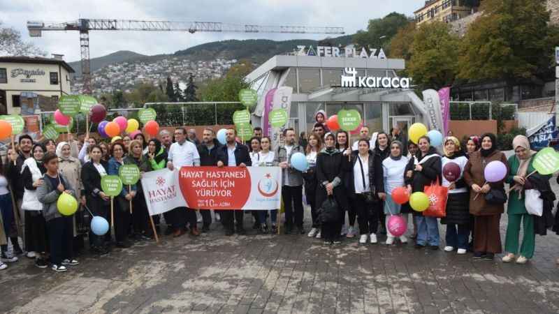 Diyabete dikkat çekmek için yürüdüler