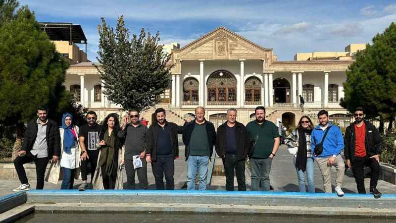 Yüksekovalı grup Tebriz'de tarihi mekanları gezdi Yüksekovalı grup Tebriz'de tarihi mekanları gezdi