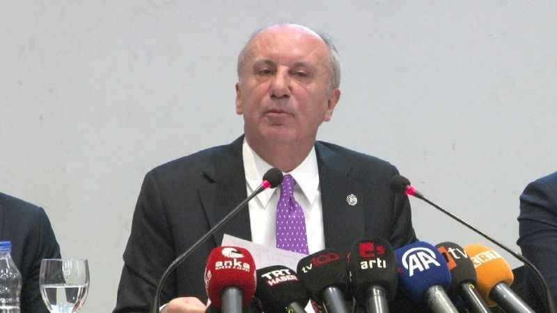 İnce'den CHP'ye tepki İnce'den CHP'ye tepki