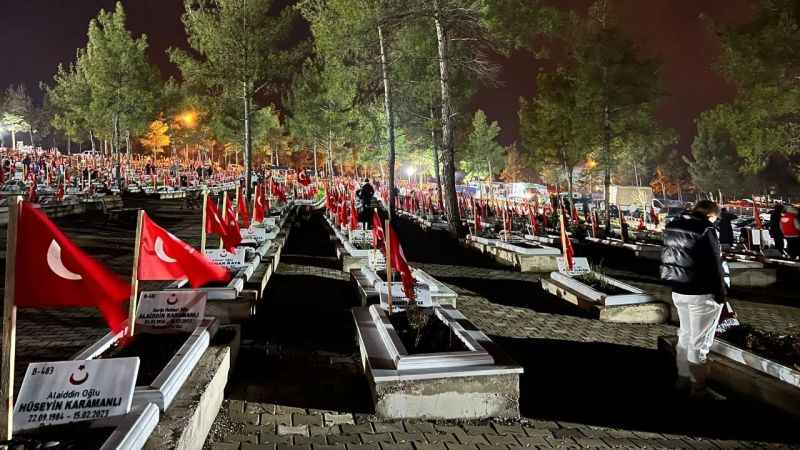 Depremzedeler 04.17'de yakınlarını andı Depremzedeler 04.17'de yakınlarını andı