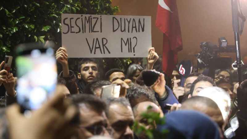 Hatay'da sessiz yürüyüş Hatay'da sessiz yürüyüş