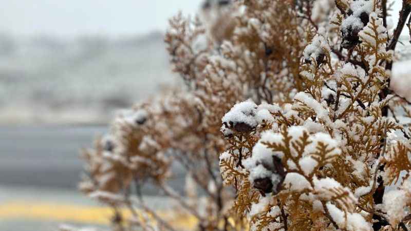 Kayseri’de cemre ile birlikte kar da düştü Kayseri’de cemre ile birlikte kar da düştü