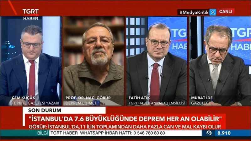 Prof. Dr. Naci Görür’den kentsel dönüşüm çağrısı Prof. Dr. Naci Görür’den kentsel dönüşüm çağrısı