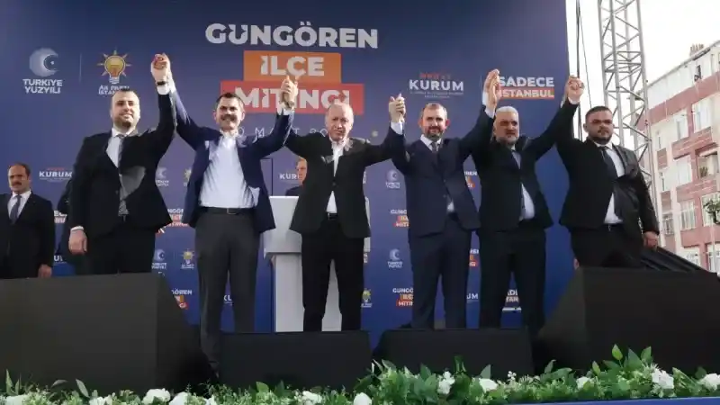 AK Parti son seçim mitingini gerçekleştirdi AK Parti son seçim mitingini gerçekleştirdi