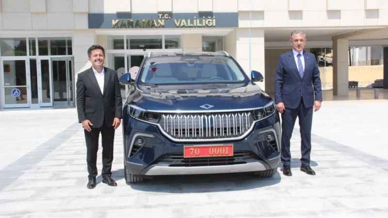 Karaman Valiliği TOGG’unu teslim aldı Karaman Valiliği TOGG’unu teslim aldı
