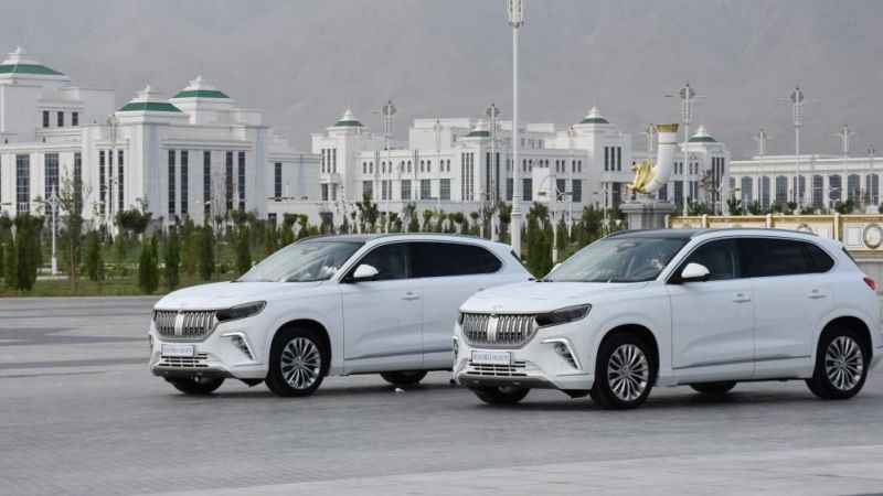 Togg Türkmenistan’a teslim edildi Togg Türkmenistan’a teslim edildi