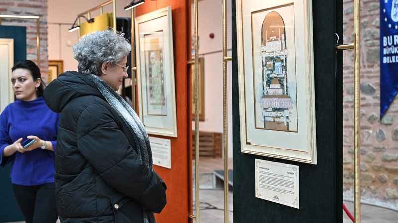 Minyatürlerle Bursa Sergisi büyük beğeni topladı Minyatürlerle Bursa Sergisi büyük beğeni topladı