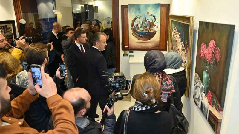 Geleneksel el sanatları sergisi sanatseverleri ağırladı Geleneksel el sanatları sergisi sanatseverleri ağırladı