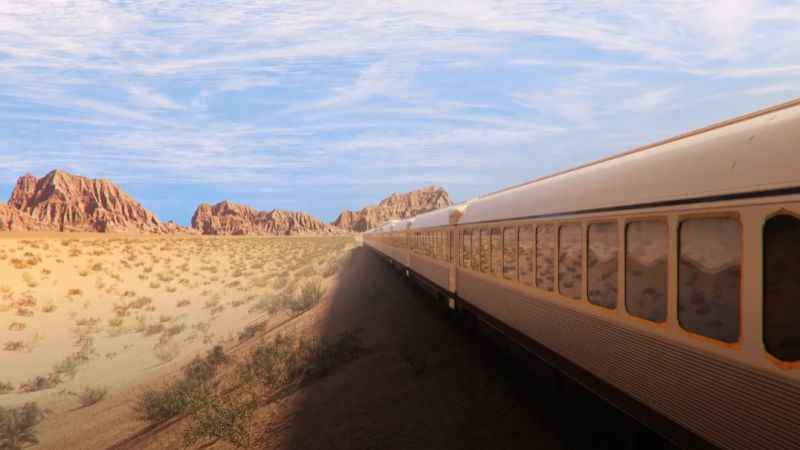 Suudi Arabistan çöllerinde lüks tren yolculuğu başlıyor! Suudi Arabistan çöllerinde lüks tren yolculuğu başlıyor!