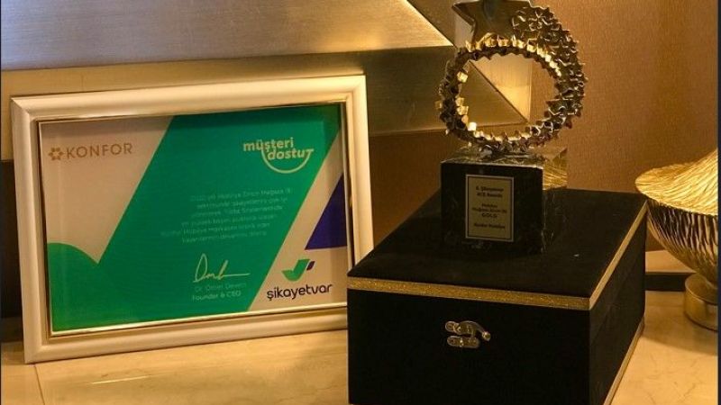 Konfor, ‘Mükemmel Müşteri Memnuniyeti’ ödülünün sahibi oldu Konfor, ‘Mükemmel Müşteri Memnuniyeti’ ödülünün sahibi oldu