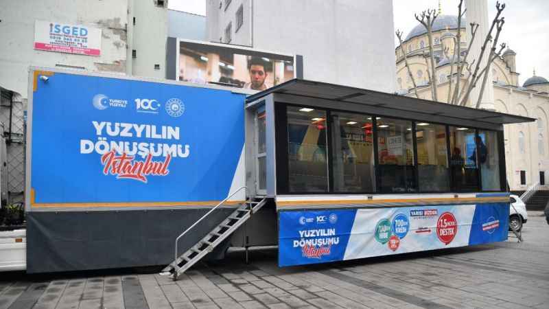 Yarısı Bizden Kampanyası Bilgilendirme Tırı Pendik'te Yarısı Bizden Kampanyası Bilgilendirme Tırı Pendik'te