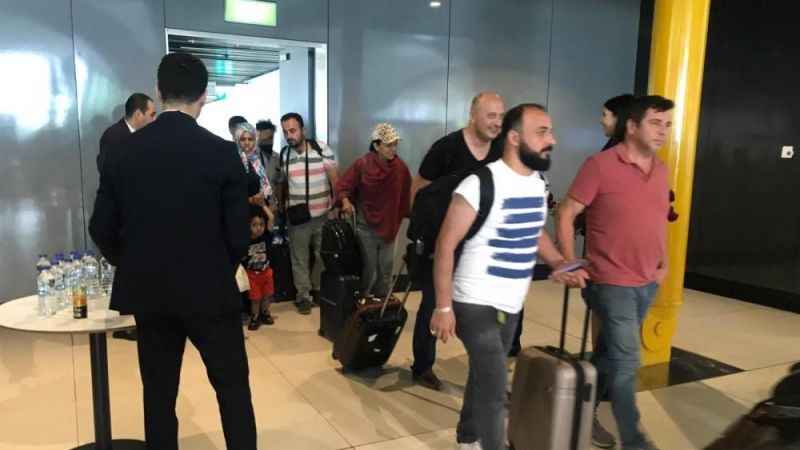 301 kişilik ilk kafile yurda ulaştı 301 kişilik ilk kafile yurda ulaştı