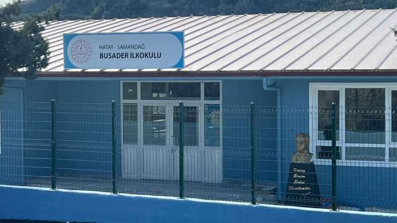 Samandağ BUSADER İlkokulu'nun küllerinden yeniden doğuşu Samandağ BUSADER İlkokulu'nun küllerinden yeniden doğuşu