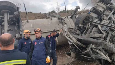 Niğde’de LPG tankeri devrildi: 1 ölü