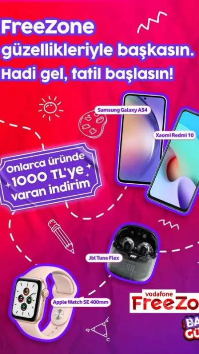Vodafone Freezone’dan karne kampanyası
