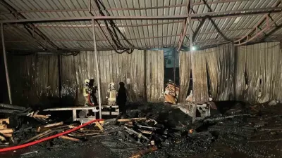 Ankara’da palet fabrikasında yangın