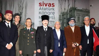 Atatürk’ün Sivas’a gelişi canlandırıldı