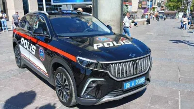 Polis aracı Togg’a vatandaşlardan yoğun ilgi