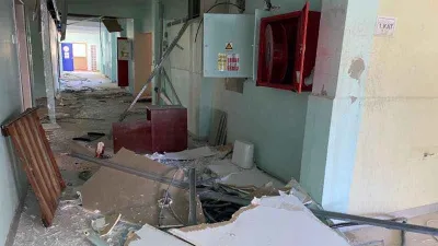 Hırsızlar okulu savaş alanına çevirdi