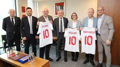 UEFA yetkilileri, TFF'yi ziyaret etti 