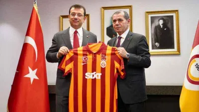 Galatasaray Başkanı Dursun Özbek, Ekrem İmamoğlu’nu ağırladı