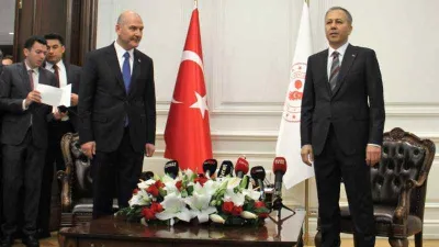 Yeni Bakan Yerlikaya, görevi Soylu’dan devraldı