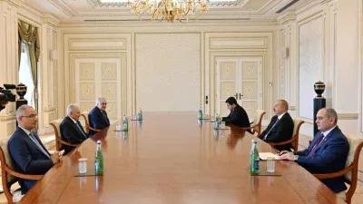 Aliyev, Binali Yıldırım’ı Bakü'de ağırladı