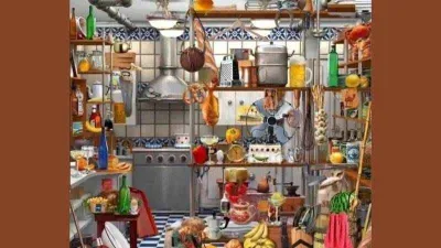 Bu mutfak karman çorman... Curcunanın içerisinde anahtarı bulabilir misiniz?