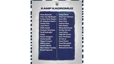 Fenerbahçe'nin Rusya hazırlık kampı kadrosu belli oldu